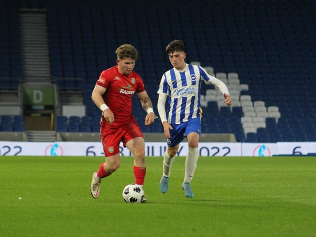 Brighton and Hove Albion v Worthing - Sussex Senior Challenge Cup final 2021/22 season. Picture by Cory Pickford