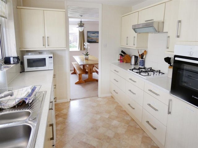 This three-bedroom detached bungalow has come on the market with Glyn Jones priced at £550,000, with no forward chain