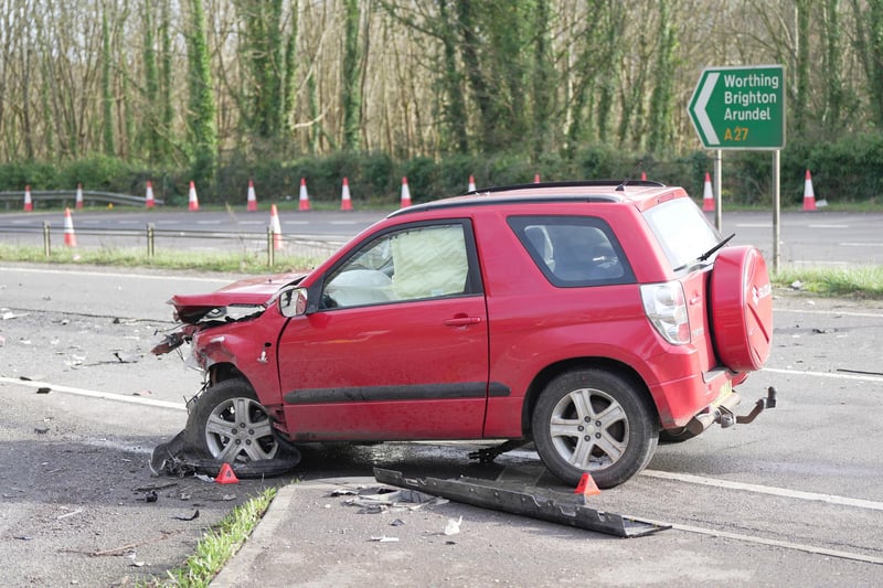 A27 FONTWELL TO ARUNDEL EASTBBOUND TWO CAR RTC 