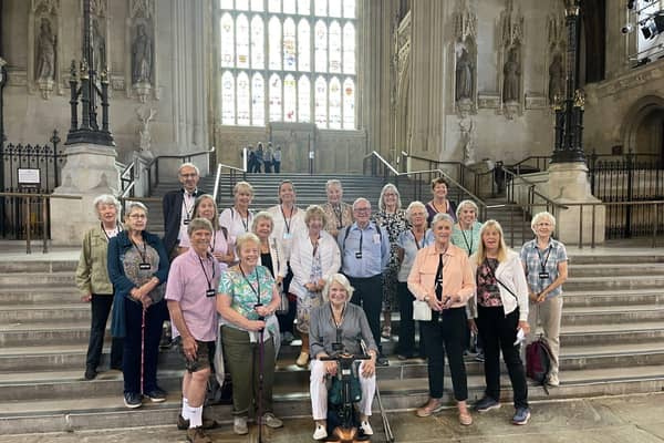 Henfield Ladybirds on Houses of Parliament tour