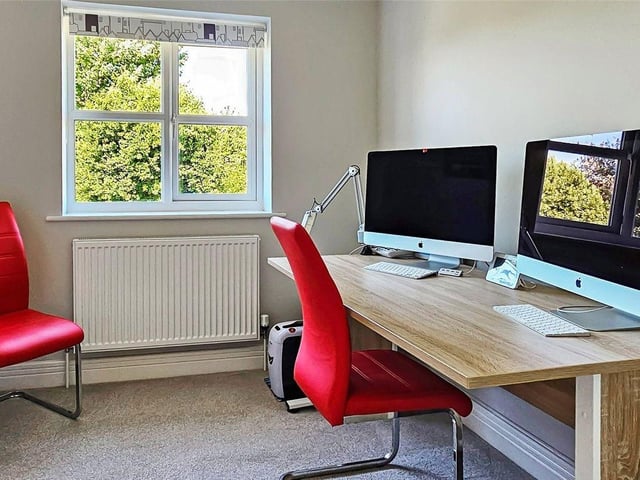 This stunning four-bedroom executive home has come on the market in Littlehampton with Graham Butt priced at £685,000. The detached house was built in St Winefrides Road in 2017 and this is the first time it is being offered to the market since new.