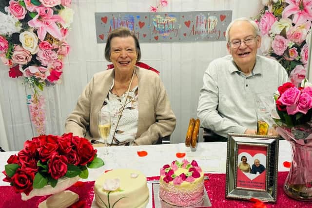 Care UK's Liberham Lodge residents Roderick and Rosiland celebrate 54 years of marriage. Picture: submitted
