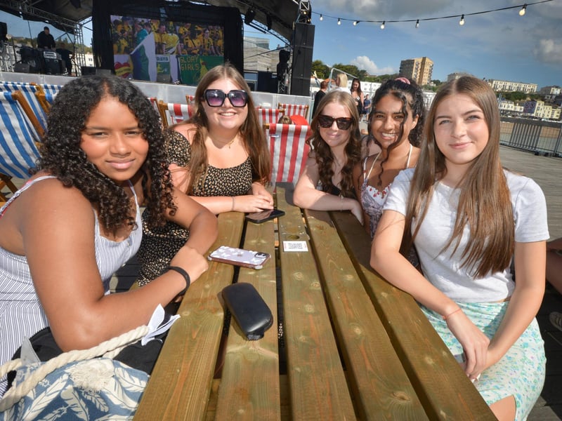 Piertown Hastings' big screen event England V Australia on August 16 2023.