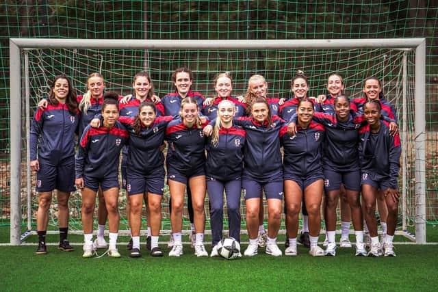 The England bronze-winning squad - Ella Newman is back row, second from left | Picture: Rewind Visuals