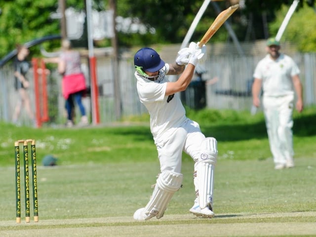 Action from Goring CC's win at Chippingdale in the Sussex Cricket League Division 4 West