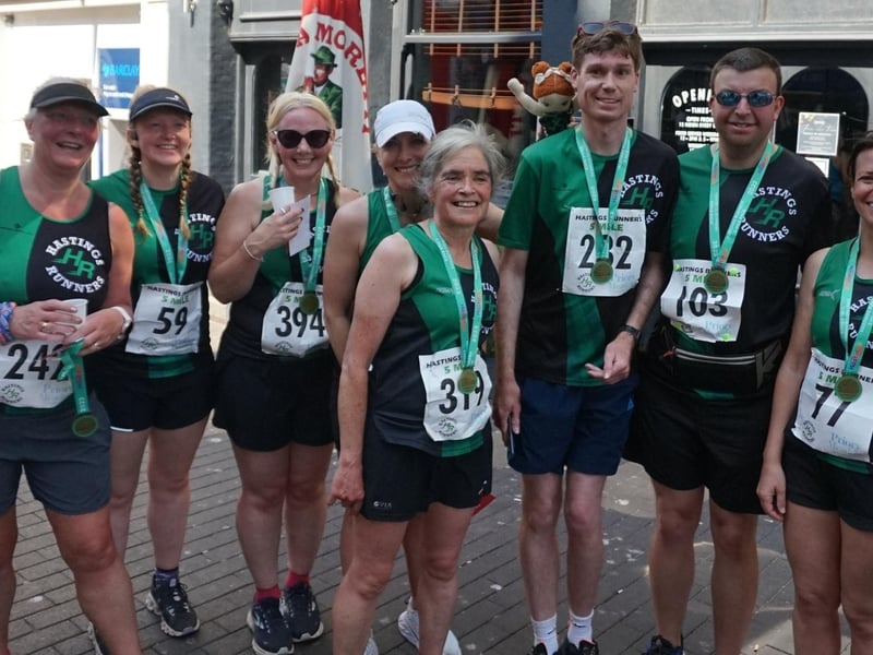 Images from the Hastings 5-mile Keith Chandler Memorial Road Race