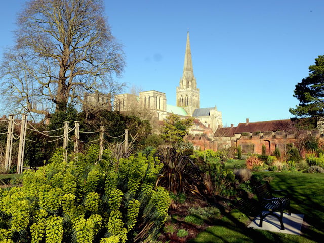 "The Bishop's Pace Gardens in Chichester – like an oasis in the city centre with beautifully kept gardens, very scenic. You would not know you were in the middle of a city when you are there."