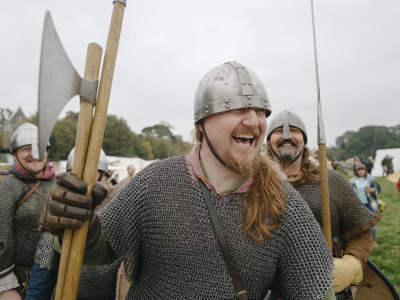 Battle of Hastings reenactment at Battle Abbey 2025. Pic supplied by Tom Arber/English Heritage.