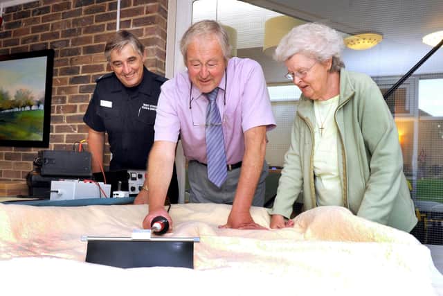 Electric blanket testing in Eastbourne (Photo by Kate Shemilt)