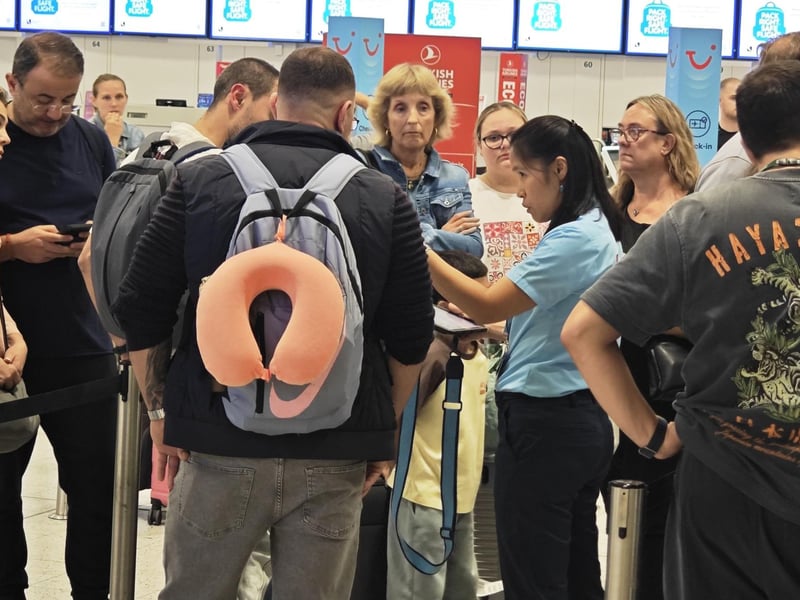 Passengers have described being left stranded, without luggage and facing hours-long delays after a technical issue with the UK's air traffic control system caused widespread disruption at Gatwick.