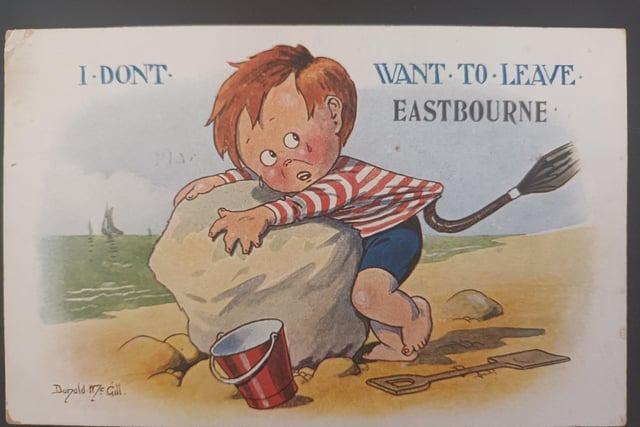 August 27, 1914. 'I don't want to leave Eastbourne.' Photo: Contributed