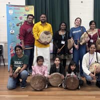 Traditional Tamil drumming brings rhythm and energy to Crawley