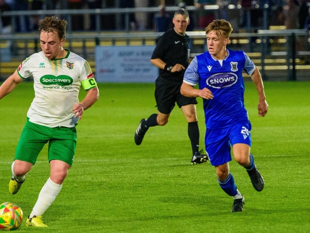 Action from AFC Totton v Bognor Regis Town, July 2023