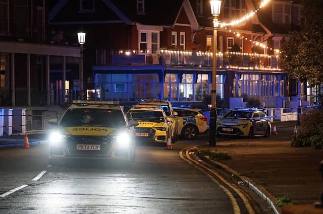 Emergency services at the scene. Picture: Sussex News and Pictures