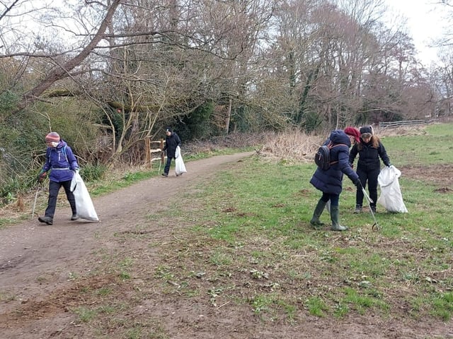 Ouse and Adur Rivers Trust thanked the volunteers for their hard work at the Scrase Valley Nature Reserve clean-up on Tuesday, February 28.
