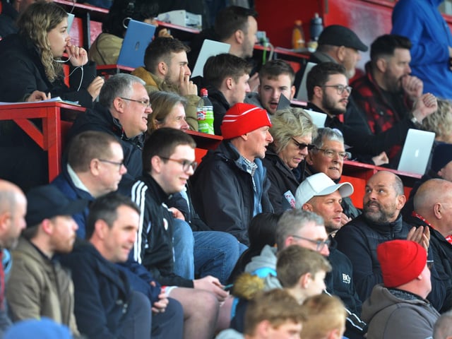 Crawley Town v Rochdale.crowd pictures. Pic S Robards SR2303253