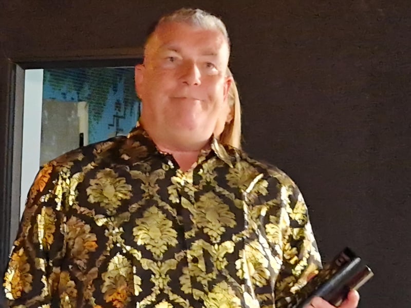 The Community Hero Award went to Shaun Howard, founder of Worthing HELP Group