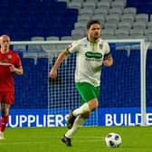 Bognor skipper Harvey Whyte on the ball in last week's Sussex Senior Cup final against Worthing | Picture: Tommy McMillan