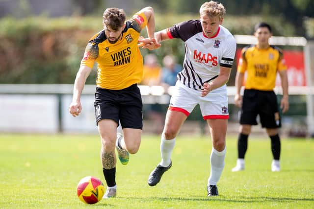 Noel Leighton was Three Bridges' man of the match | Picture: Eva Gilbert