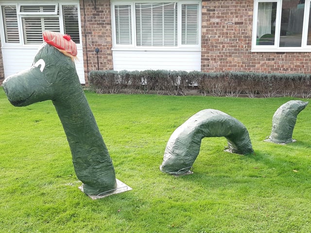 Some of the super scarecrows created for the Ferring Scarecrow Festival 2022, raising money for 1st Ferring Scouting Group. Some have pumpkins displaying a letter, five in North Ferring and nine in South Ferring. Unscramble them to enter the prize draw. Trail maps available at Brown's Natural Pet store.