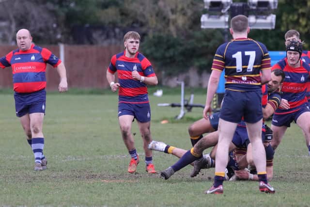 Pete Dallaway - Chi's first XV manager - was called upon to play away to Old Colfeians and responded with a try and the MoM award | Picture: Alison Tanner