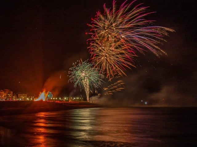 Hastings bonfire and fireworks. pics by Brian Bailey