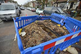 Cantelupe Road in Bexhill has been closed for months due to an ongoing repair to a sinkhole.