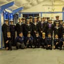 Littlehampton Sea Cadets with southern area officer commander Trevor Price