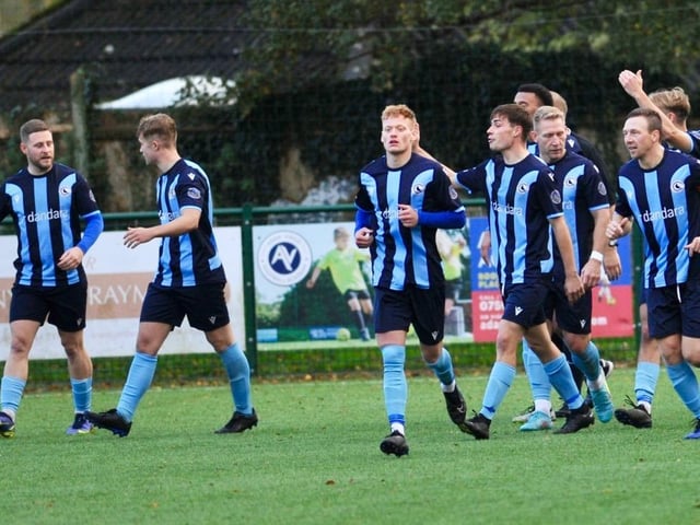 Steyning Town v Crowborough Athletic in the SCFL premier