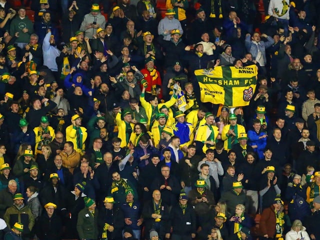 The best of the action from the pitch and the stands from Horsham's 3-3 draw at Barnsley in the FA Cup first round