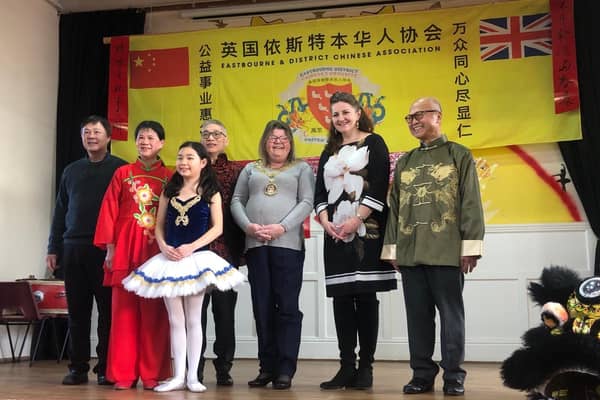 Eastbourne MP Caroline Ansell attended the annual Chinese New Year celebration at the Hampden Park Community Centre. Picture: Caroline Ansell