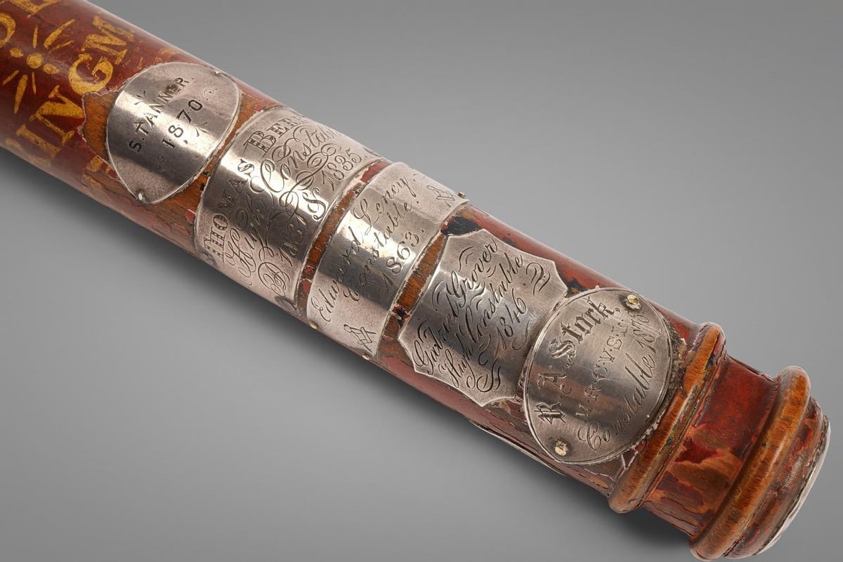 Rare truncheon with strong connections to Lewes and Ringmer expected to sell for more than £1,000 at upcoming auction