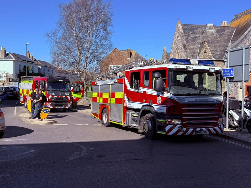 Fire crews attended to 'support with making the scene safe and traffic management'.