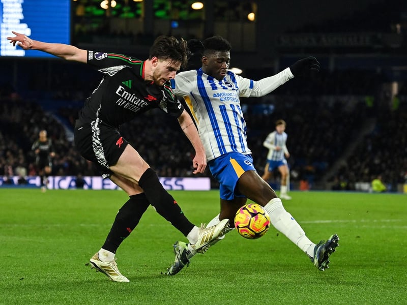 Started extremely well but faded as the first half wore on. Loves playing against the big teams but just didn't quite have the impact he would have wanted against a very organised midfield.