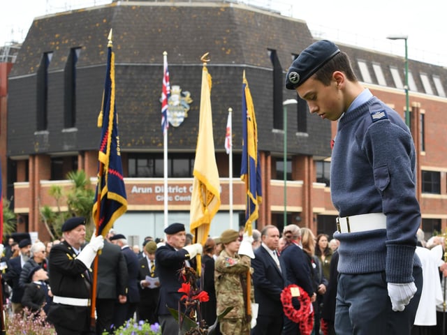 Remembrance Sunday will be held at Littlehampton War Memorial in November