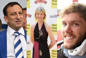 Tony Bloom, Kate Mosse and George Dowell. Pictures: Getty/National World