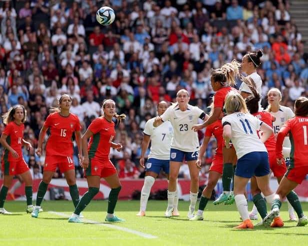 Large crowds at England Women's international are an indicator of how the sport has grown in popularity | (Photo by Richard Heathcote/Getty Images)