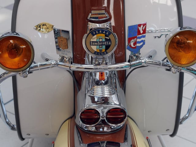 Some lovely details on one of the scooters in the Guildbourne Centre