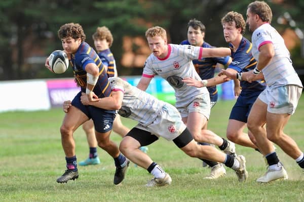 Worthing Raiders in home action on a brighter day last month | Picture by Stephen Goodger