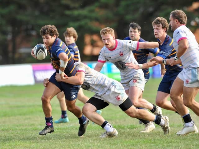 Worthing Raiders in home action on a brighter day last month | Picture by Stephen Goodger