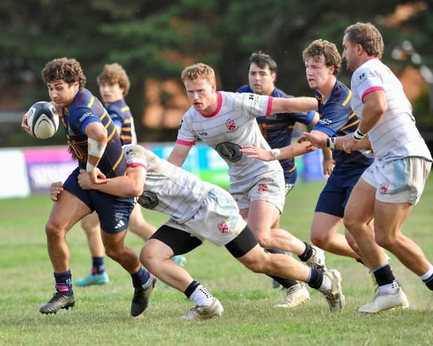 Worthing Raiders in home action on a brighter day last month | Picture by Stephen Goodger