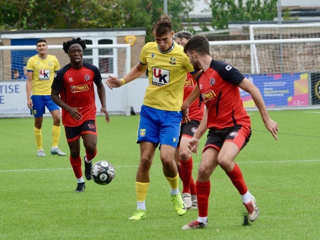 Lancing FC v Harefield United, FA Cup preliminary round