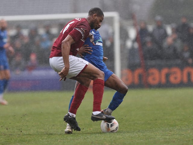 Action from Worthing's National League South defeat at Chelmsford