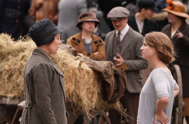 Filming continues in Arundel for Wicked Little Letters, starring Olivia Colman and Jessie Buckley. Photo: Eddie Mitchell