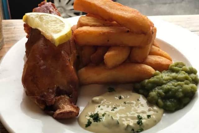 The popular vegan fish and chips will still be available