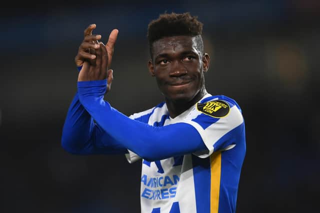 Popular Brighton midfielder Yves Bissouma has joined Spurs in a deal which could rise to £35 million. Picture by Mike Hewitt/Getty Images