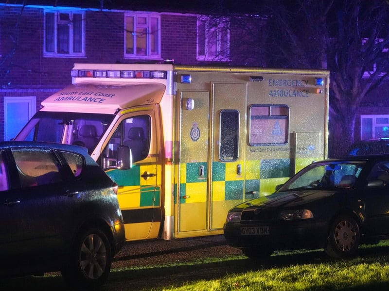 Eight people rescued from fire at block of flats in West Sussex
