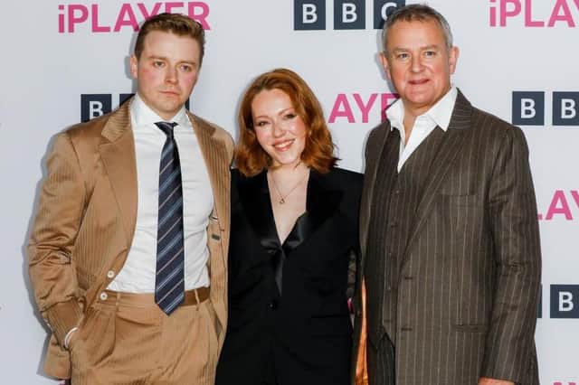Jack Lowden, Charlotte Spencer and Hugh Bonneville star in The Gold on BBC One. Photo by Tristan Fewings/Getty Images