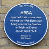 ABBA: Blue plaque unveiled at Sussex venue on anniversary of Eurovision win