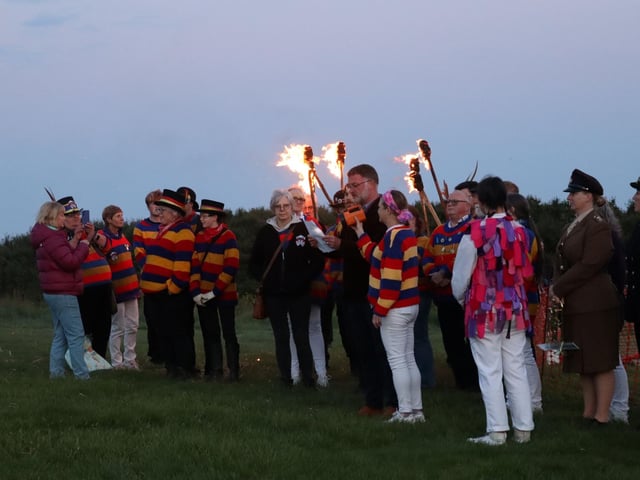D-Day Beacon lighting at Hastings